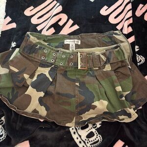 Madden Girl Camo Mini Skirt